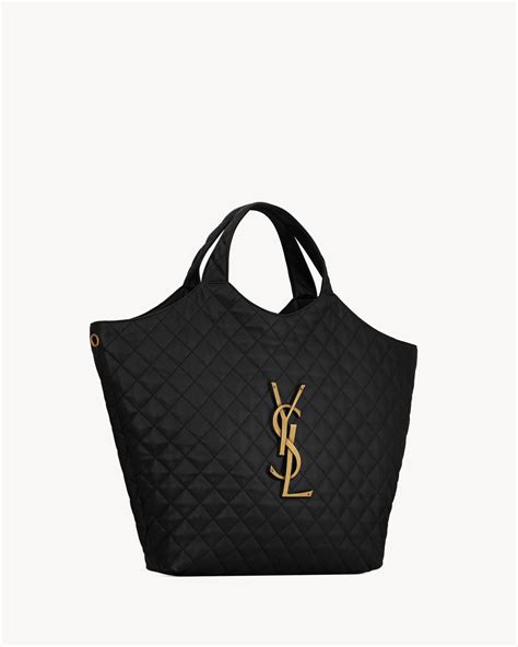 ysl maxi quilted tote|saint laurent shopper tote.